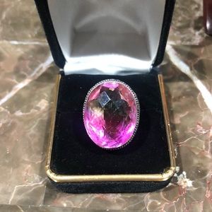 Tourmaline Silver Ring